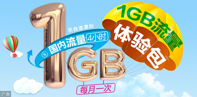 1GB流量体验包