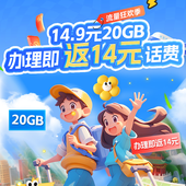 【中国移动】14.9元20GB流量包