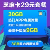 【中国移动】芝麻卡29元套餐