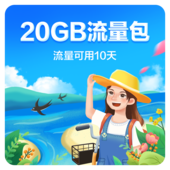 【中国移动】 20元20GB流量包（铂金会员版）